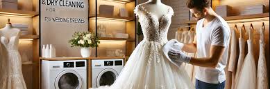 Dry cleaning for bridal and designer garments