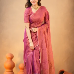 Linen Saree